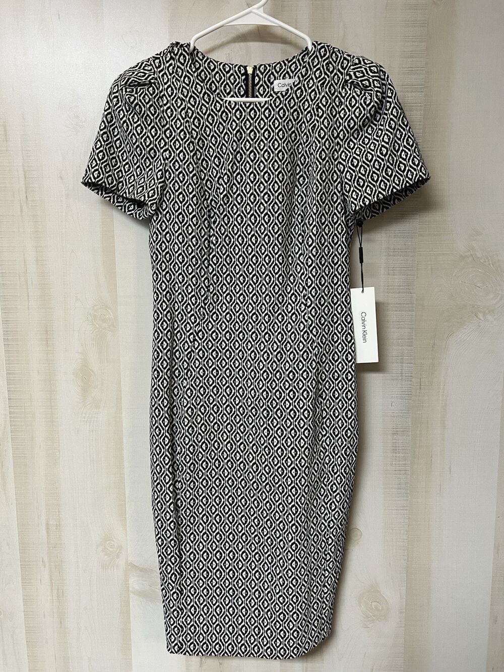 Calvin Klein Black & White Dress - NWT